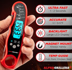 Meat Thermometer Digital – Instant Read Food Thermometer for Cooking & Grilling – Professional Kitchen Gift for Men, Dad & Mom